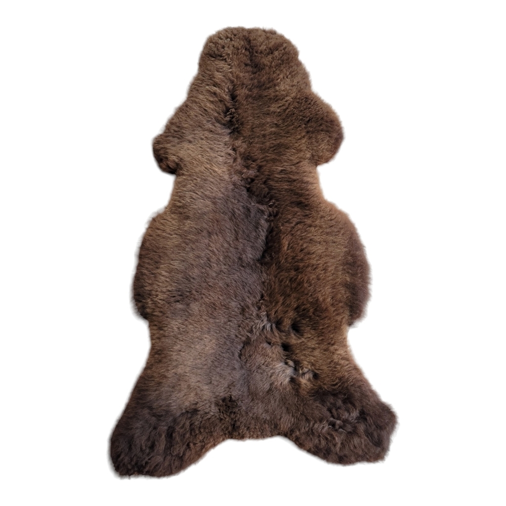 XL Brown Sheepskins 100%Genuine Sheepskin fur rug or chair throw - Picture 10 of 15